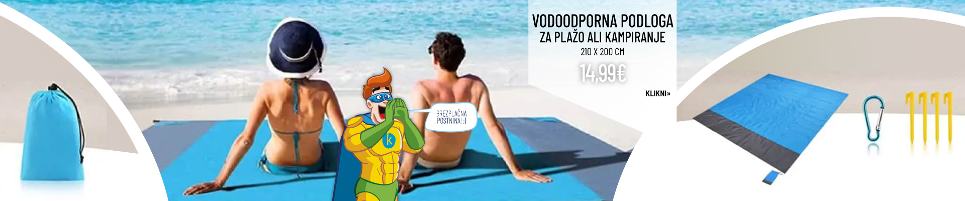 Podloga za plažo_Vodoodporna