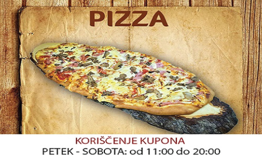 -53% popust na podolgovato pizzo, servirano na leseni p - Kuponko.si