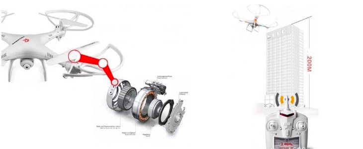 3D Quadcopter Drone LED na daljinsko upravljanje kar -6 - Kuponko.si