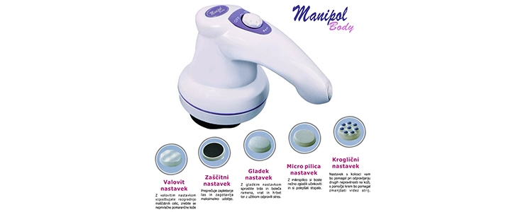 60% popust na masažni aparat Manipol Body Classic s 4 n - Kuponko.si