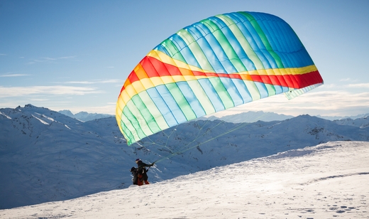 52% popust na zimski paragliding let v tandemu + GRATIS - Kuponko.si