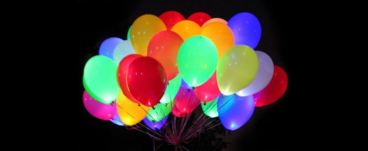 53% popust na 5 LED balonov za popestritev zabave! Brez - Kuponko.si