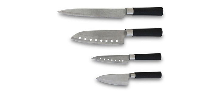 82% popust na 4-delni set nožev japonskega dizajna SANT - Kuponko.si