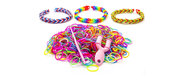 67% popust na 4200 raznobarvnih elastik za pletenje raz - Kuponko.si