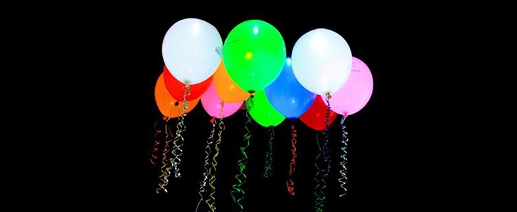 58% popust na 5 balonov LED različnih barv za popestrit - Kuponko.si