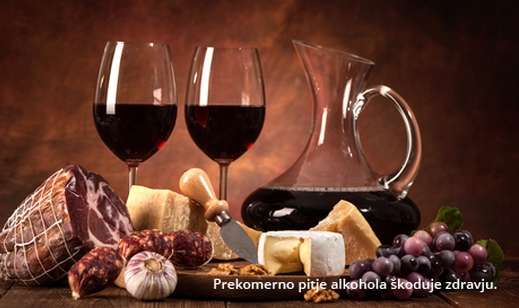 56% popust na 5-hodno degustacijo vin z narezkom v Vipa - Kuponko.si