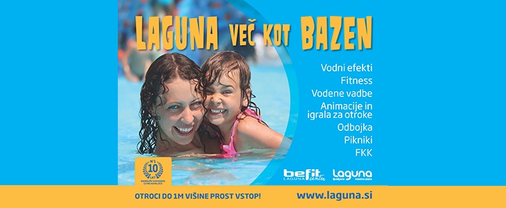 NORA EKSKLUZIVNA AKCIJA! HUDA CENA za kopanje na Laguna - Kuponko.si