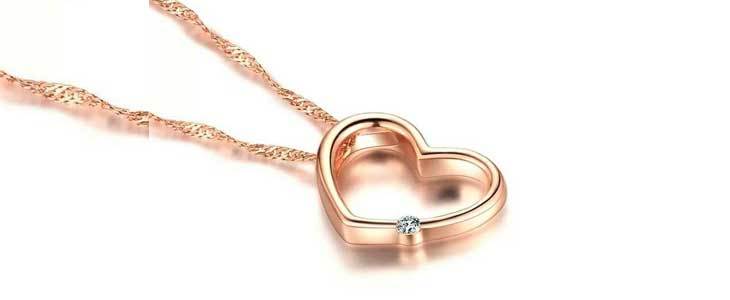 58% popust na elegantno verižico Heart iz srebra v modn - Kuponko.si