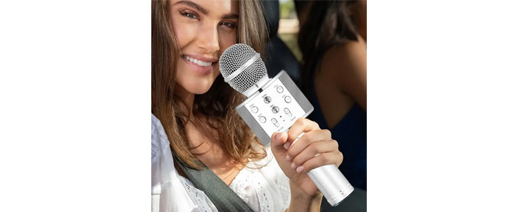 Karaoke! HUDA CENA na brezžični mikrofon z več funkcija - Kuponko.si