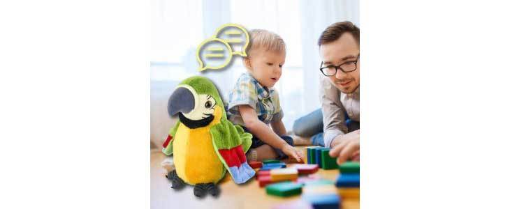 HUDA CENA na plišasto papigo, ki vreščeče ponavlja bese - Kuponko.si
