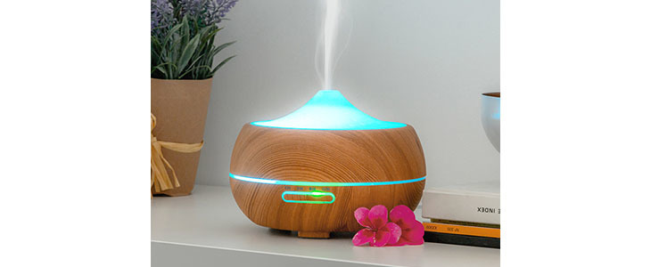 53% popust na LED vlažilnik zraka za aromaterapijo Wood - Kuponko.si