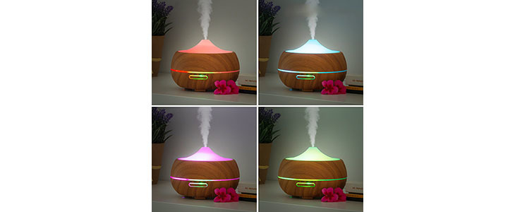 53% popust na LED vlažilnik zraka za aromaterapijo Wood - Kuponko.si