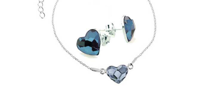Eleganten set nakita s kristali Swarovski® do 70% cenej - Kuponko.si
