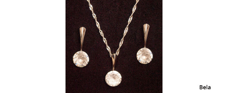 Eleganten set nakita s kristali Swarovski® do 70% cenej - Kuponko.si