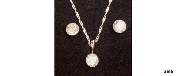 Eleganten set nakita s kristali Swarovski® do 70% cenej - Kuponko.si