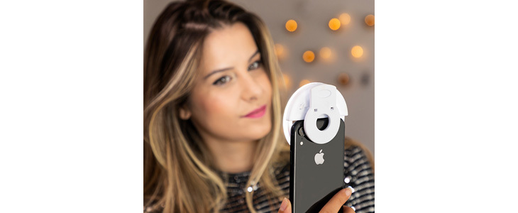 HUDA CENA za okroglo USB lučko za selfije s 28 LED lučk - Kuponko.si