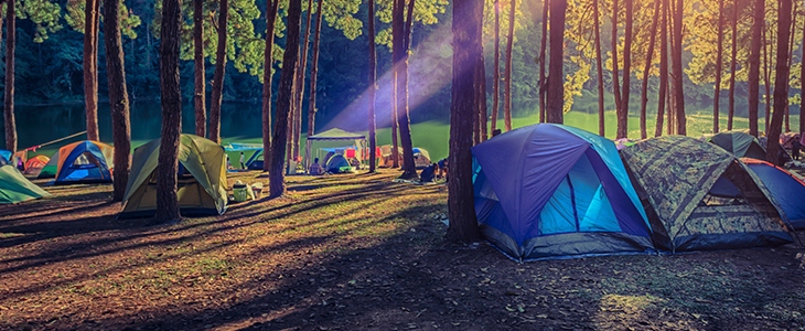 HUDA CENA za kampiranje z lastnim šotorom ob najtoplejš - Kuponko.si