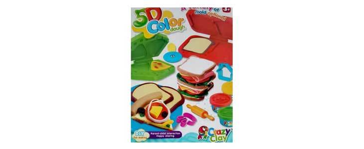 HUDA CENA za kreativni 5-delni set plastelina 5D s prip - Kuponko.si