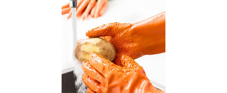 56% popust na rokavice za čiščenje in lupljenje sadja t - Kuponko.si