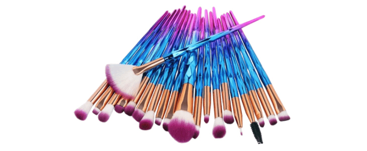 HUDA CENA na komplet 20 make up čopičev Unicorn z nežni - Kuponko.si