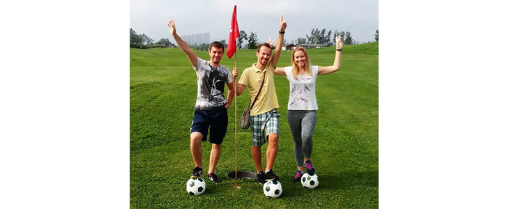 Nogomet in golf v enem! 55% popust na 60-minutno igranj - Kuponko.si