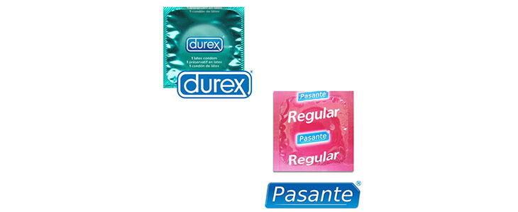 Paket 50 kondomov priznanih znamk Durex in Pasante - Kuponko.si