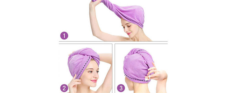 Vpojna brisača Towel Turban za enostavno sušenje las - Kuponko.si
