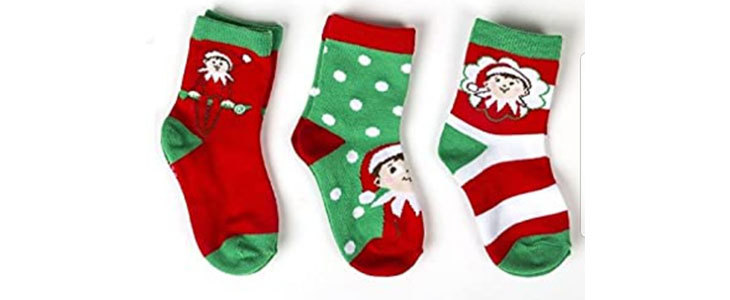 Božične tople otroške nogavice iz bombaža - Kuponko.si