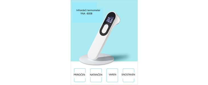 Digitalni brezkontaktni IR termometer YNA-800B - Kuponko.si