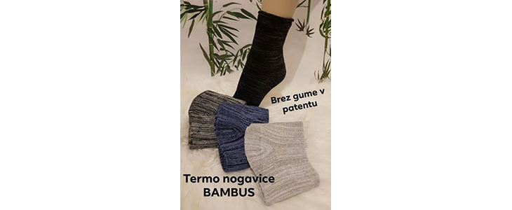 5 parov termo nogavic iz bambusa za moške in ženske - Kuponko.si