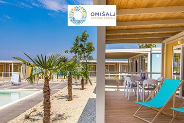 Kamp Omišalj*****, Krk: oddih v mobilnih hiškah Kamp Omišalj*****, Krk: oddih v mobilnih hiškah