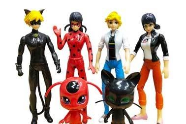 Miraculous! HUDA CENA na set 6 akcijskih figuric prilju Miraculous! HUDA CENA na set 6 akcijskih figuric prilju