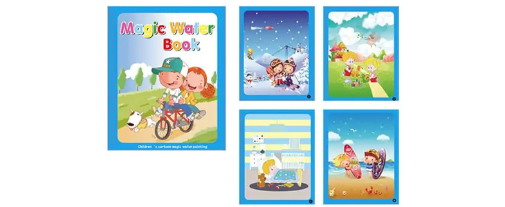 Megabuy, VODNE POBARVANKE MAGICWATERBOOK - Kuponko.si