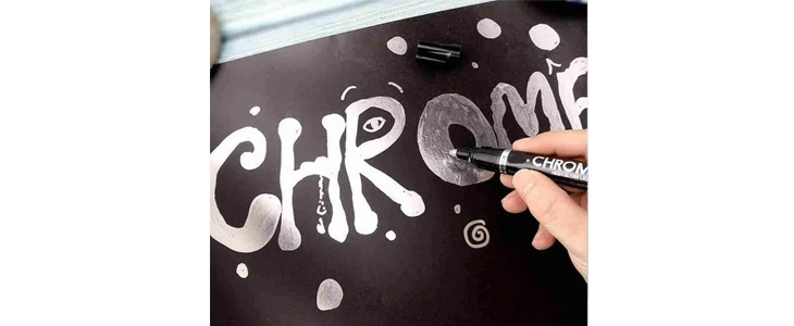 -50% popust na 3 pisala ChromeArt s krom polnilom - Kuponko.si