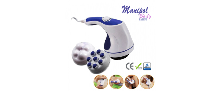 Masažni aparat Manipol Body PATENT s 4 nastavki - Kuponko.si