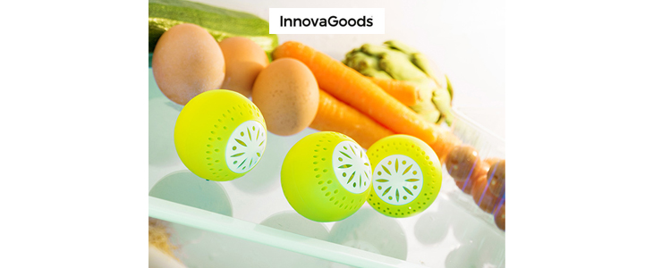 Komplet 3 eko kroglic za hladilnik InnovaGoods - Kuponko.si