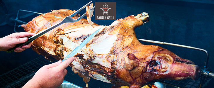 Pečenjara Balkan Grill: pečen odojek - Kuponko.si
