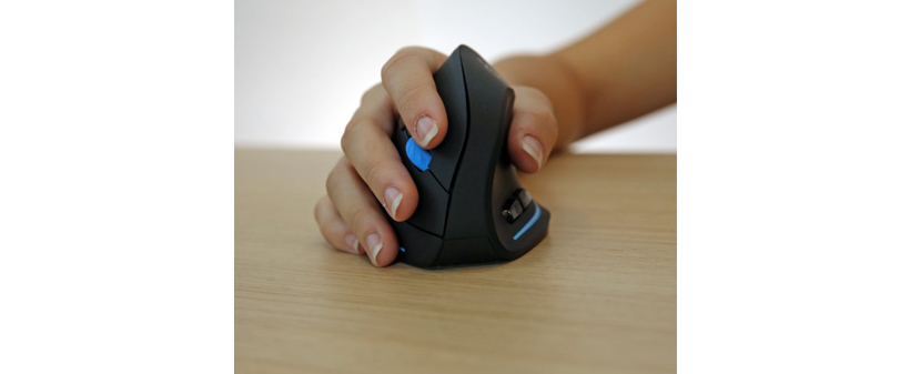 Vertikalna ergonomska brezžična miška, USB sprejemnik - Kuponko.si