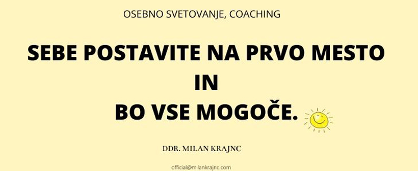 ddr. Milan Kranjc: onilne delavnica, osebnostna rast - Kuponko.si