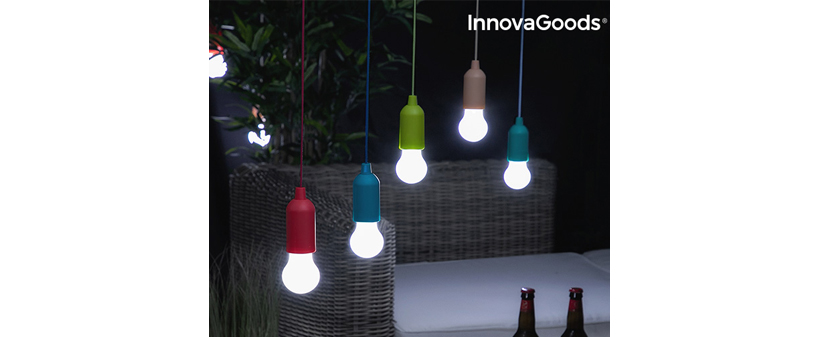 Prenosna LED žarnica z vrvico InnovaGoods Home LED - Kuponko.si
