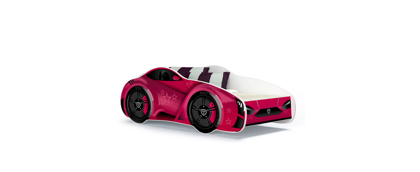Otroška postelja Cars Plus, ležišče iz pene, pod - Kuponko.si