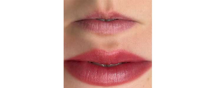 Mikropigmentacijo ustnic, PMU lips aquarell v salonu G  - Kuponko.si