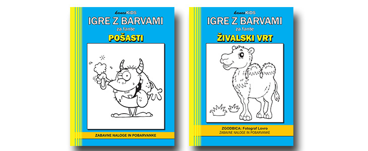 Otroške pobarvanke z zabavnimi ugankami  - Kuponko.si