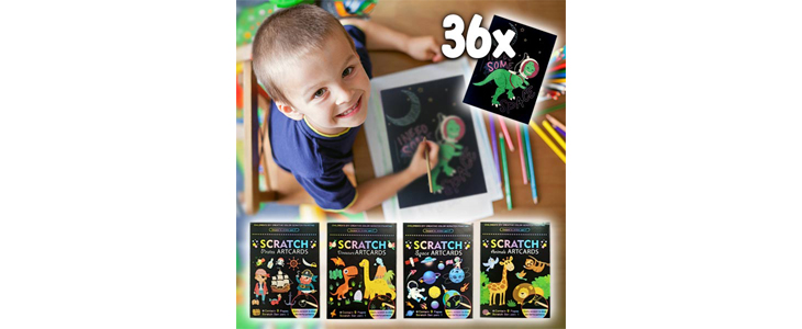 Paket pisanih praskank, 36x praskanka, 4x praskalo - Kuponko.si