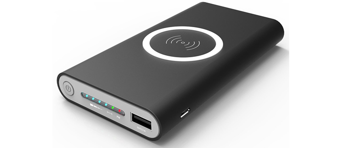 Univerzalna  QI Power bank baterija za polnjenje 2 napr - Kuponko.si