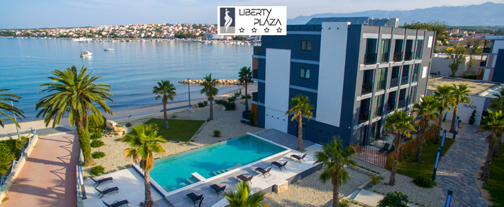 Hotel Liberty Plaza, Novalja, Pag: nov hotel ob morju - Kuponko.si