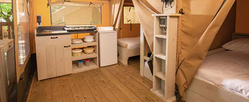 Adriatic Kamp, kamp San Marino, Rab: glamping šotori - Kuponko.si
