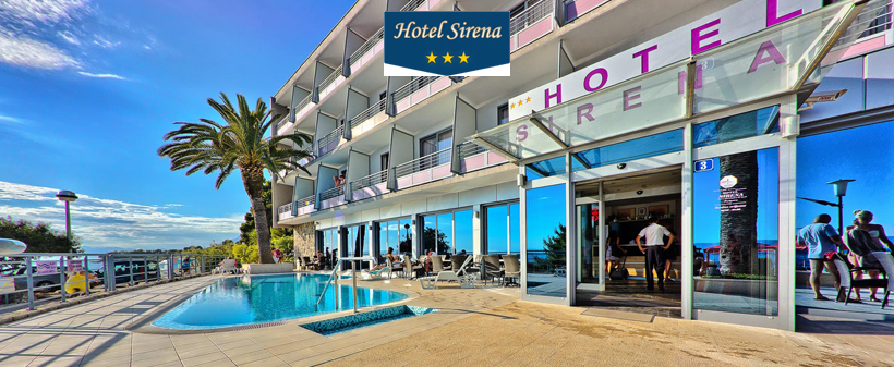 Hotel Sirena 3* Podgora Dalmacija, oddih s polpenzionom - Kuponko.si