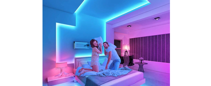 Multibarvne DreamColor RGBIC LED lučke  - Kuponko.si