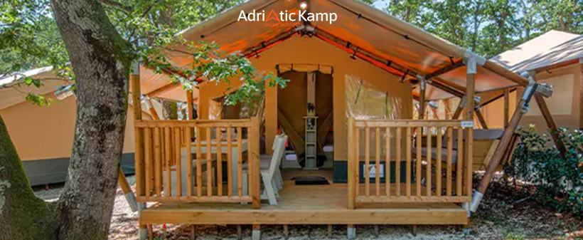 Adriatic Kamp, kampi Istra, Dalmacija: glamping šotori - Kuponko.si